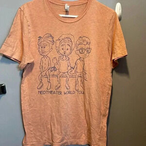 neo theater world tour tshirt med, short sleeve, Bella canvas, international